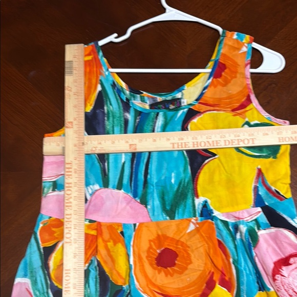 Jams World vintage Colorful Floral Maxi Dress sundress summer 90s - Picture 8 of 9